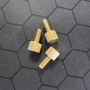 5pcs-10pcs 황동 널링 엄지 나사 M2 M2.5 M3 M4 M5 m6 미니 소형 소형 머리 손 조이기
