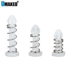 100Pcs 5.4mm 플라스틱 네일 히트 싱크 마운트 핀 냉각 팬 스프링 클립 방열판 세트 키트를 보안