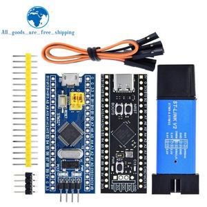 TZT STM32F103C8T6 ARM STM32 최소 시스템 개발 보드 STM32F401 + ST-LINK V2 다운로드 프로그래머