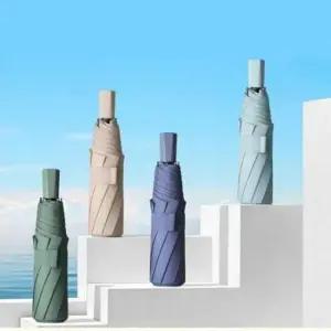 3단 접이식 수동 우산 양면 우산