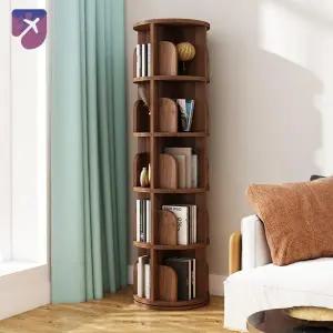 공부방 학생 독서 고무나무데스크 사무용 회전식책꽂이