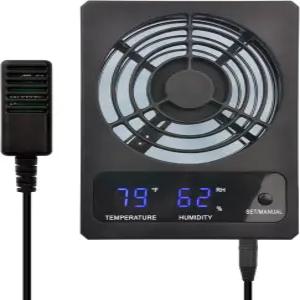 열대우림 테라리움 비바리움 제습기 파충류 탱크 팬 인클로저용 환기 양서류 및 도마뱀 수염 용 거북이