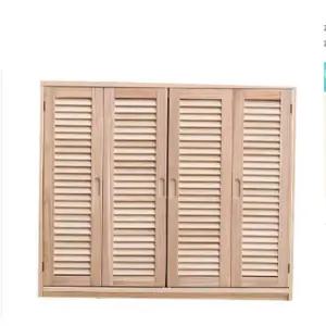 원목 장롱 이불장 엔틱 고무나무 낮은 슬라이딩 옷장 나무