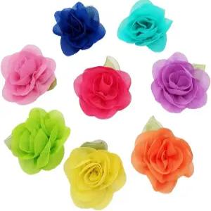 PET SHOW 작은 개 목걸이 고양이 토끼를 위한 보우티 강아지 중형 부착 꽃 보우 반려동물 보우크노트