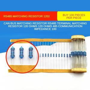 100PCS CAN 버스 매칭 저항기 RS485 터미널 120 Ohms 통신 임피던스