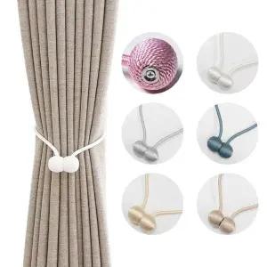 [콩심팥심]TBZ 커튼볼로프 커튼정리 커튼묶기 커튼끈 자석 커튼볼