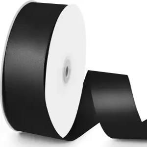 VISPAD 100야드 112인치 새틴 리본 패브릭 꽃다발 포장 단색으로 결혼식 파티 선물 적합합니다 및 수제