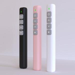 새로운 화이트 보드 원격 제어 펜 PPT 페이지 터너 음성 교사 발표자를위한 멀티미디어 전자 적외선