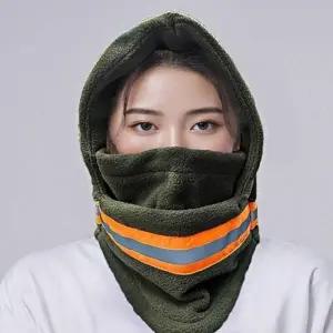 넥워머 겨울 바라클라바 폴리에스터 카키