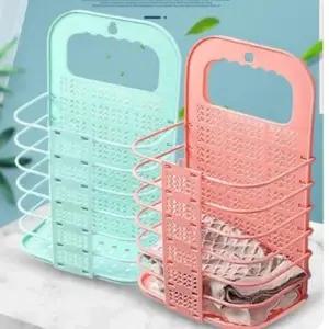 (옵션 단품)벽걸이 튼튼한 접이식 빨래바구니 튼튼한 수거함 빨래통 박스 폴딩 통