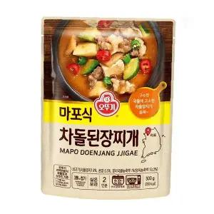 즉석 차돌박이 된장국 500g 12팩 간편식 가정용 한식 국물요리 레토르트 찌개