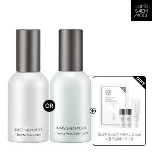 정샘물 에센셜 물 크림 2종 50ml 택 1(물크림/라이트)(+ 물크림 8ml 2개 + 물결크림 5ml + 물크림마스크 1매)