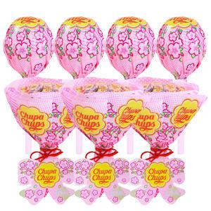 화이트데이 사탕꽃다발 츄파춥스 부케(11gx19개) 1개/2개 [팝아트틴/후르츠젤리/슬림휠/미니튜브/멘토스]