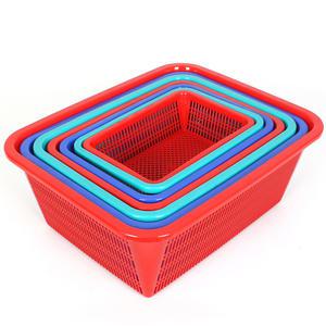 깊은 사각 소쿠리 바구니 바스켓 플라스틱 수납함 정리함 문구상자 학교 어린이집 유치원