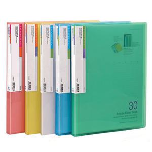 문화산업 PP투명 클리어화일 속지 30매 리필불가 A4