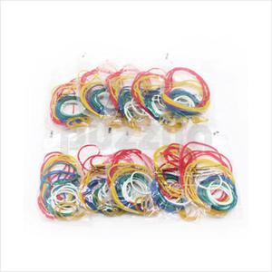 지오보드고무줄 24개 10세트 총240개 기하판고무줄 학교용 수업용 지오보드고무줄세트 양면지오보드고무줄