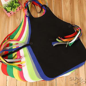 컬러꾸미기용부직포앞치마 일회용 위생 앞치마