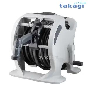 takagi 살수 호스릴 머큐리 트위스터 30M 뒤틀림방지 이동식가이드 물분사기 물호스릴