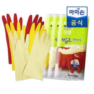 마미손 심플 단미니 10입-짧은고무장갑