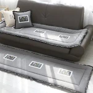 [이솔홈]팬지 최고급 사계절 쇼파패드 돌쇼파 패드 3인용 4인용