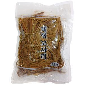 녹지푸드 녹지 A급 북방 데침 삶은 고사리 1Kg 10개 이강산닷컴