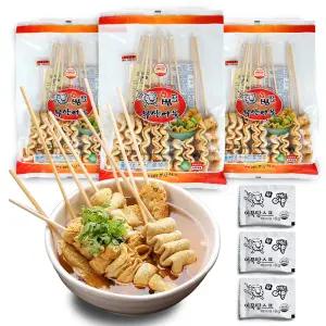 범표어묵 꼬치어묵 꼬불이 500gx3팩 + 스프 3봉