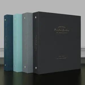 리코즈 모던바인더 앨범 대용량 사진 접착식 포켓식 초음파