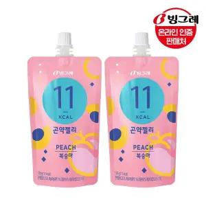 갤러리아 빙그레 11kcal 곤약젤리 복숭아 130g x30개