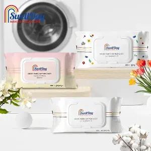 [홈스웰]스웰데이 건조기 드라이 섬유 유연제 탈취 시트 80매X3팩 (베이비파우더향/플로랄바닐라향 택1)