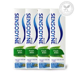 센소다인 치약 후레쉬 120g 4통 시린이증상 완화