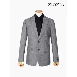 [하프클럽/지오지아]컴포트 그레이 캐시미어 블랜딩 정장자켓 (ACB1SB1402_LGR)