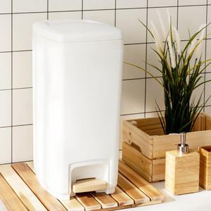 창신리빙 블랑 사각페달 휴지통20L / 쓰레기통