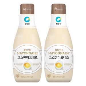청정원 고소한 마요네즈 800g, 2개