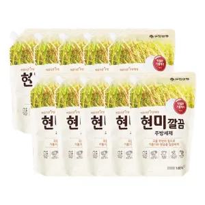 유한양행 주방세제 리필 현미 깔끔 1L x 10개