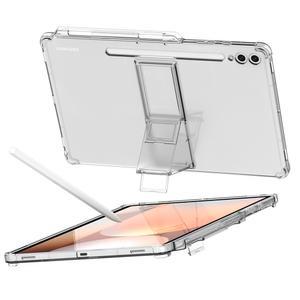 갤럭시탭 S10플러스 S9플러스 케이스 펜수납 투명 4단 거치 플렉실드