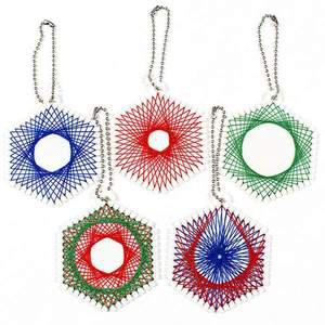 [상아사이언스] 스트링아트 열쇠고리(6인 세트)