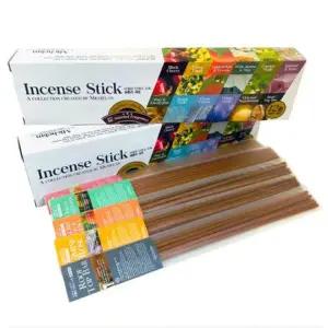 [텐바이텐]미켈란 인센스 스틱 12종 세트 7개입 12팩 천연 아로마 25cm 선물