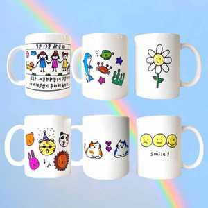 노오븐 노베이크 물전사 타투 나만의 머그컵 만들기 DIY키트