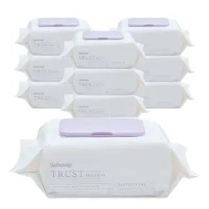 베베숲 트러스트 물티슈 캡형 80매 10개