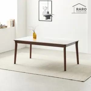 [/착불배송] 레스트 1400 포세린 통 세라믹 낮은 4인 식탁 테이블 단품