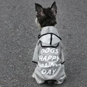 도그웨그 바우독 해피데이 올인원 우비 강아지 레인코트 판초