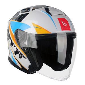 [MT헬멧] THUNDER 3 JET JUANFRAN GLOSSY PEARL WHITE