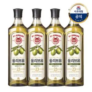 [사조대림] 해표 올리브유 900ml x4개