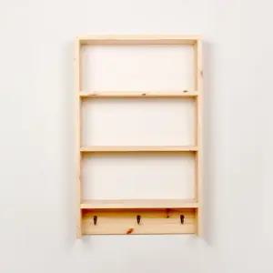 디자인엔씨 원목칸후크선반 WF93 디자인엔씨
