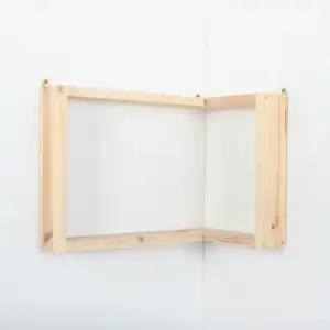 디자인엔씨 원목코너선반 WF306. 디자인엔씨