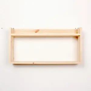 디자인엔씨 원목기본형벽선반 WF81 디자인엔씨