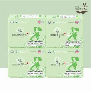 유기농본 본플러스 대형 14P 4팩