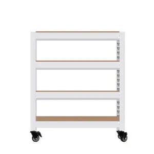 아트박스 홈던트하우스 홈던트하우스 이동식선반 대형바퀴 4단 1000x500x1350