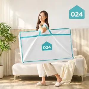 [024홈]3단 접이식 토퍼 매트리스 보관 가방 7cm 멀티싱글