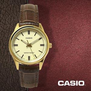 [CASIO] 카시오 LTP-V005GL-9A 여성 가죽 시계